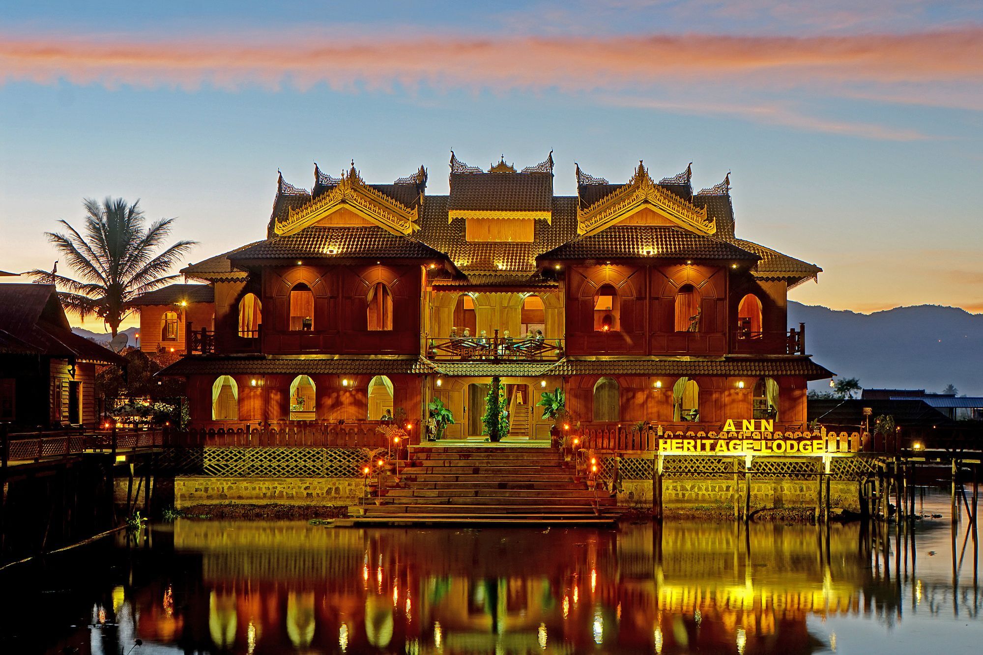 Inle Lake Ann Heritage Lodge מראה חיצוני תמונה